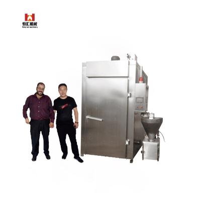 China Hot sales smoker/automatic meat smoking machine smoker oven 100L/automatic fish smoking Oven Cost for sale