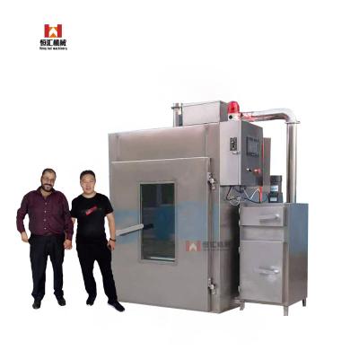 China Hot sales smokehouse/commercial meat smoking machine smoker oven smoked fish machine meat product making machinery for sale