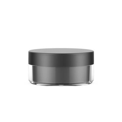 China China Manufacture 100ml Cosmetic Professional Cosmetic Cream AS Plastic Cream Jar With Black for sale