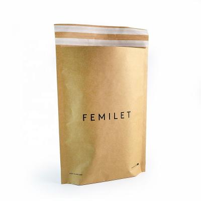 China Eco/Logo Printing Waterproof Brown Kraft Ppaer Mailing Mailing Bags Custom Recyclable Biodegradable Recyclable/Waterproof Mailing Bag for sale