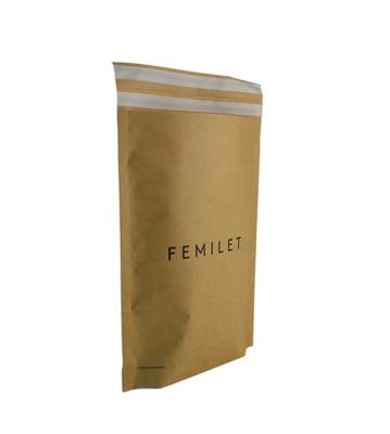 China Recyclable Compostable And Waterproof Kraft Self Sealing Mailing Bags Express Mailers For Logistics Services for sale