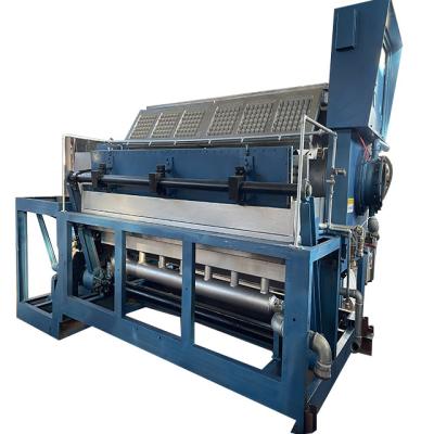 China Full automatic egg box machine with hot press machine,egg carton production line ,fruit tray making machine Te koop