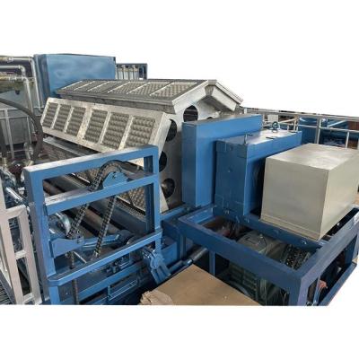 中国 400-700pcs/hr Small business scale egg tray machine production line for chicken farming usage 販売のため