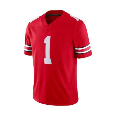 China Youth Tackle Ohio Twill Antibacterial Football Jersey Custom Stroud Ohio State Jersey for sale