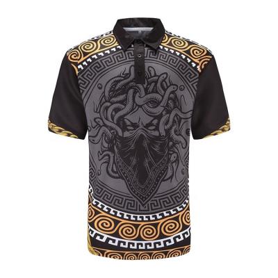 China Anti-wrinkle Customized Sublimation Printing Sublimated Polyester Polo Shirt Men's Polo Sport Shirts for sale