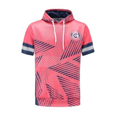 China Bulk Anti-wrinkle Custom All Over Print Hoodie Short Sleeve Kids Hoodies Customized Printing for sale