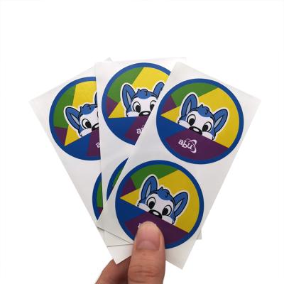 China Water& Wholesale Promotional China A4 A5 Oil Proof Colorful Kiss Cut Sticker Sheet Printing for sale