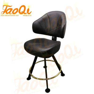 China 360 degree rotating or auto-return& Auto-Rise Luxury Gaslift Casino Chair Casino Seating For Slots Top Quality Bar Stool Used Casino Chair K123 for sale