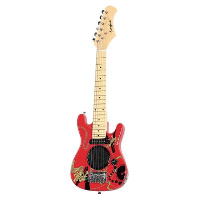 China Wholesale High Quality Cheap 6 String Basswood Electric Guitar For Kid Custom Logo for sale