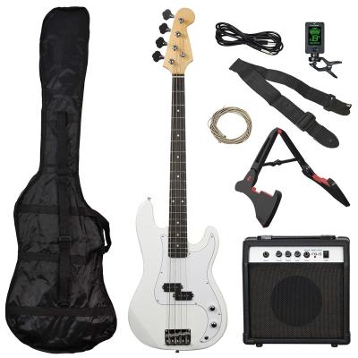 China 46Inch Kit Made Hardwood Cheap Electric Guitars In China With Guitar Amplifier for sale