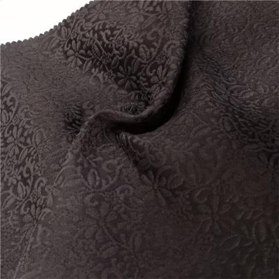 China Custom Memory Flower 100%Polyester Embroidery Yarn-dyed Jacquard Fabric For Coat Suit Dress Pants Garment for sale