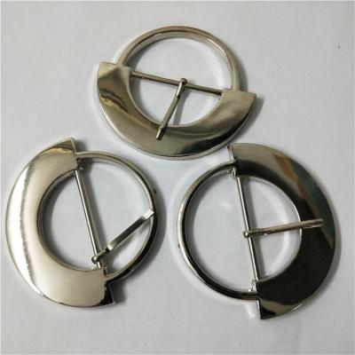 China Large D Pin Pin Semicircle Metal Double Buckle Diamond Buckle Oval Pin Buckle for sale