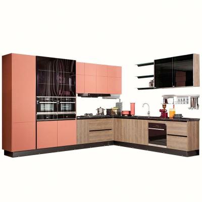 China Modern Customized Kitchens Cabinets Modern Design Wood Cabinet Furniture Modular Sideboards for sale