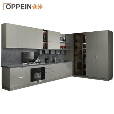 China OPPEIN Modern Design Luxury Stainless Steel Sideboard for sale