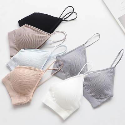 China Beautiful fitness strap backless backless backless crossover sexy mature sexy bra women lingerie sports adjustable bra for sale