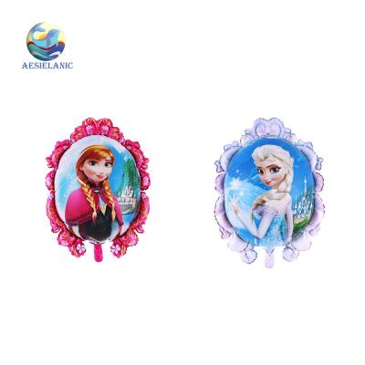 China Advertising Toy Frozen 3rd Birthday Party Supplies OlafElsa and Anna Balloon Bouquet Decorations Blue #3 for sale