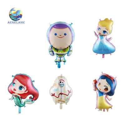 China Toy New 2020 Cartoon Foil Balloon Design Disney Princess Series Child Party Decoration Factory Supplier Advertising for sale