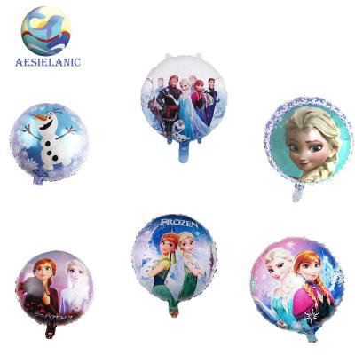 China Advertising Toy Frozen Foil Balloons for Baby Shower Anna Theme Party Kids Birthday Decorations for sale