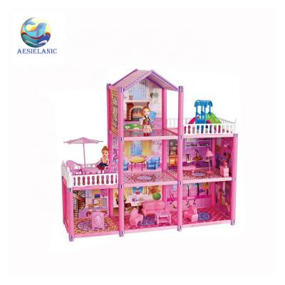 China 2020 New 192 PCS Kid's Toy Kids Educational DIY Toy Play House Villa Villa Toy Building House Hot Set for sale