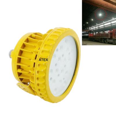 China Petroleum Refining Led Explosion Proof Excavator Ex Work Light, Atex Zone 1 Excavator 120w 150w 185w Anti Shatter Proof Light Lamp for sale