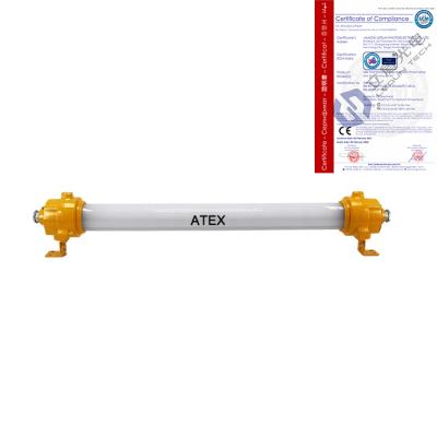 China Petroleum Refined IP 65 Led Atex Light Vintage Full Set Explosion Proof Tube Light for sale