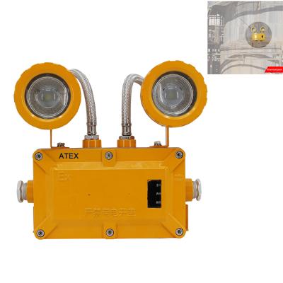 China LEDUN Explosion Proof Explosion Led Light Oil Exploration Emergency Lamp Special Double Headed Impact Resistance for sale