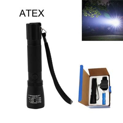 China Atex Aluminum Flashlight Rechargeable Flashlight Ex-Light Tactical Led Explosion-Proof Led Flashlight for sale