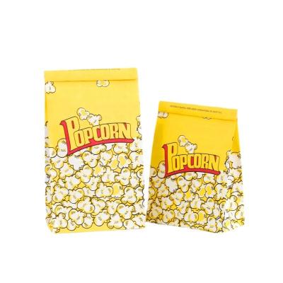 China Longine263 Custom Logo Printed Corn Moisture Proof Wholesale Eco Friendly Biodegradable Packing Pop Wrapping Paper For Takeout Food Pop Corn Bag for sale