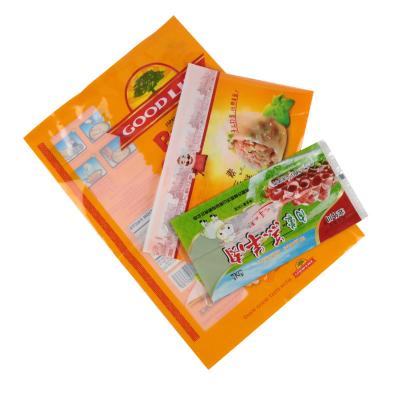 China Longine Moisture Proof Custom Printed 3 Sides Sealing Package Plastic Bag Frozen Food Grade Nylon Plastic Packaging for sale