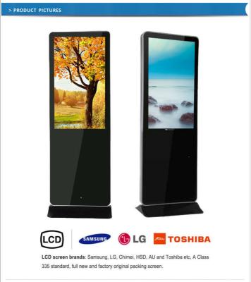 China 42 inch internet tft CF card floor standing lcd HD advertising panel for sale