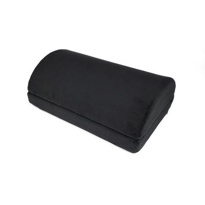 China Hot Sales Memory Deep Sleep Cotton Polyester Pure Black Memory Foam Washable Bed Pillow for sale