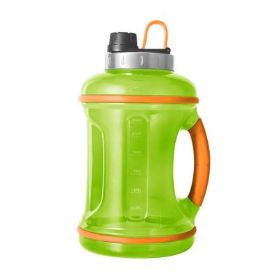 China Large capacity bpa free sustainable available kids plastic drinks bottle increasing water bottle with sleeve for sale