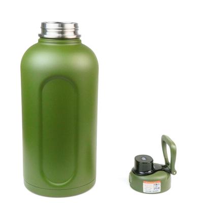 China Hot Selling Stocked Capacity Bpa Free 2.2l 3.5l Amazon Large Sports Water Jug Plastic Water Bottle For Gym for sale