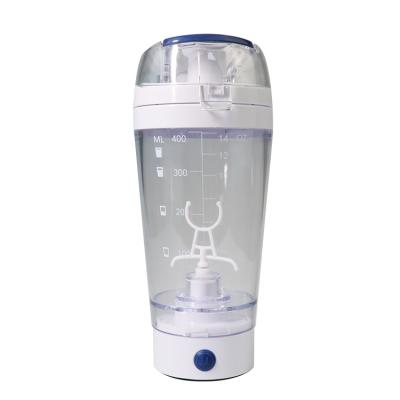 China New Logo Portable Mixing Electric Protein Custom Designed Viable Shaker Water Bottle 450ml for sale