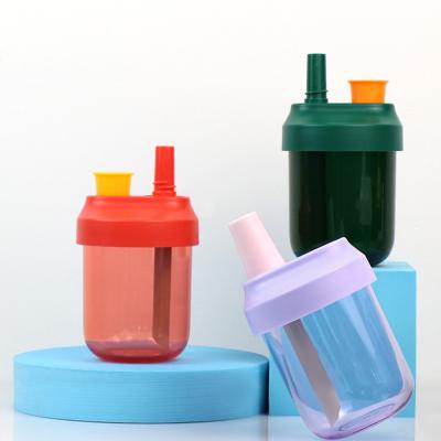 China Sustainable New Design Portable Reusable 500ml Plastic Water Bottle Bpa Free Eco-Friendly for sale