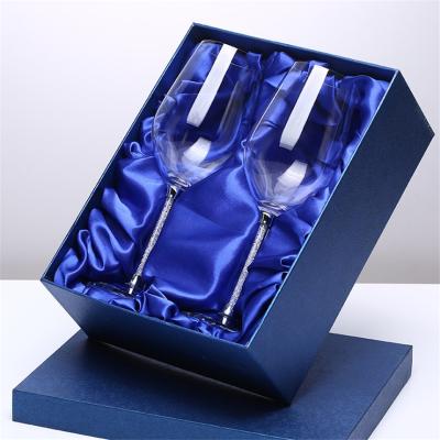 China New Classical/Postmodern Wine Glass Set Christmas Wine Glass Set Crystal Wine Glass Gift Set On Sale for sale