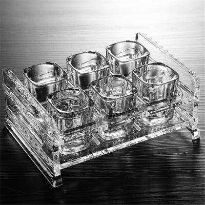 China High quality set of 6 30ml glass shot vodka shot glass for sale for sale