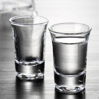 China Free sample hot sale 2 oz base shot glass set heavy whiskey shot glass for sale for sale