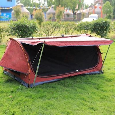 China Luxury Camouflage Play Tent Trailer / Field Glamping Tent for sale