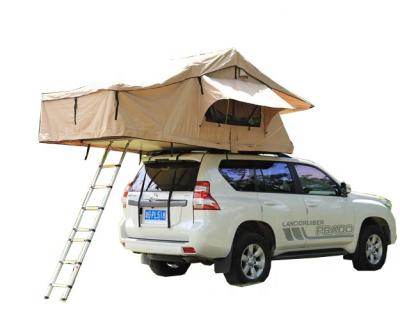 China Outdoor Camouflage Offroad Camping 4x4 Game Car Tent Roof Top Tent With Aluminum Telescopic Ladder for sale