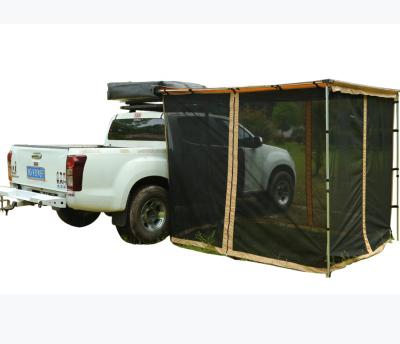 China Extended type easy to use car tent foldabe car tent with mesh sidewalls for sale