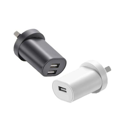 China Fanshion SAA/RCM certificated dual usb charger Au plug 5v 2a adapter for Australia market for sale