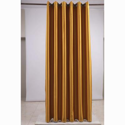 China Classic High Shading Blackout Blackout Curtain Polyester Window Curtain Solid Design For Living Room for sale