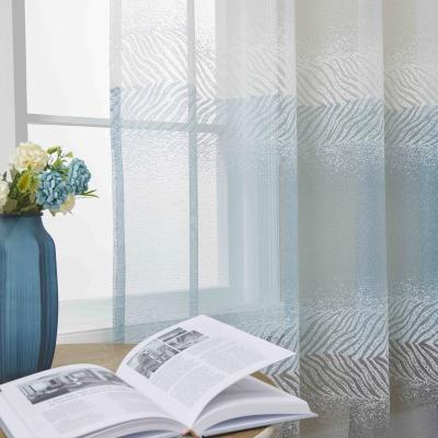 China Transparent and Sheer Voile Translucdus Factory Sales Grommet Voile Fabric Window Curtain Curtain for sale