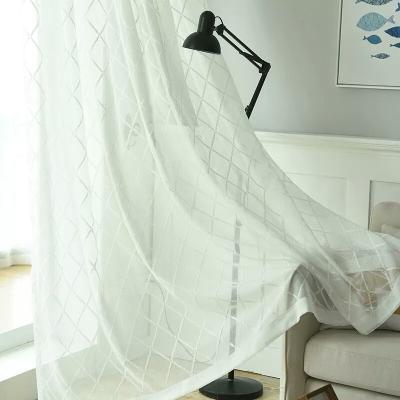 China Translucdus Turkey Voile Curtains For Living Room Factory Outlet Finished And Semi-finished Products OEM for sale