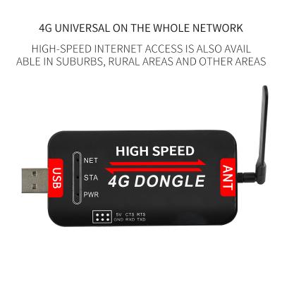 China 4g 2021 hot sale 4G LTE USB wireless dongle suitable for Europe Africa and Asia use for sale