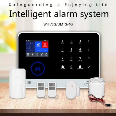 China 3G GSM WIFI smart home security alarm system fire alarm smoke system anti-theft remote control kit remote control for sale