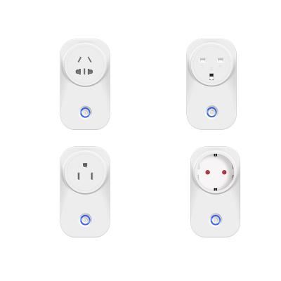 China Smart Wifi Outlet 2200W/10A+Tuya APP+US/UK/EU/AUS Optional WIFI Smart Switch Wall Socket Outlet for sale