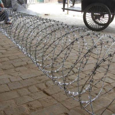 China Anti-corrosion the blade CBT-65 barbed wire for sale