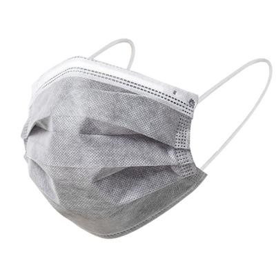 China Breathability Gray Disposable Mask Disposable Dustproof Breathable 3-Layer Mask High Protection for sale